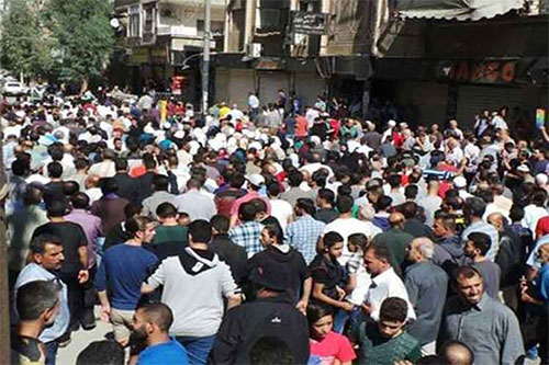 Una ciudad siria se rebela contra los terroristas